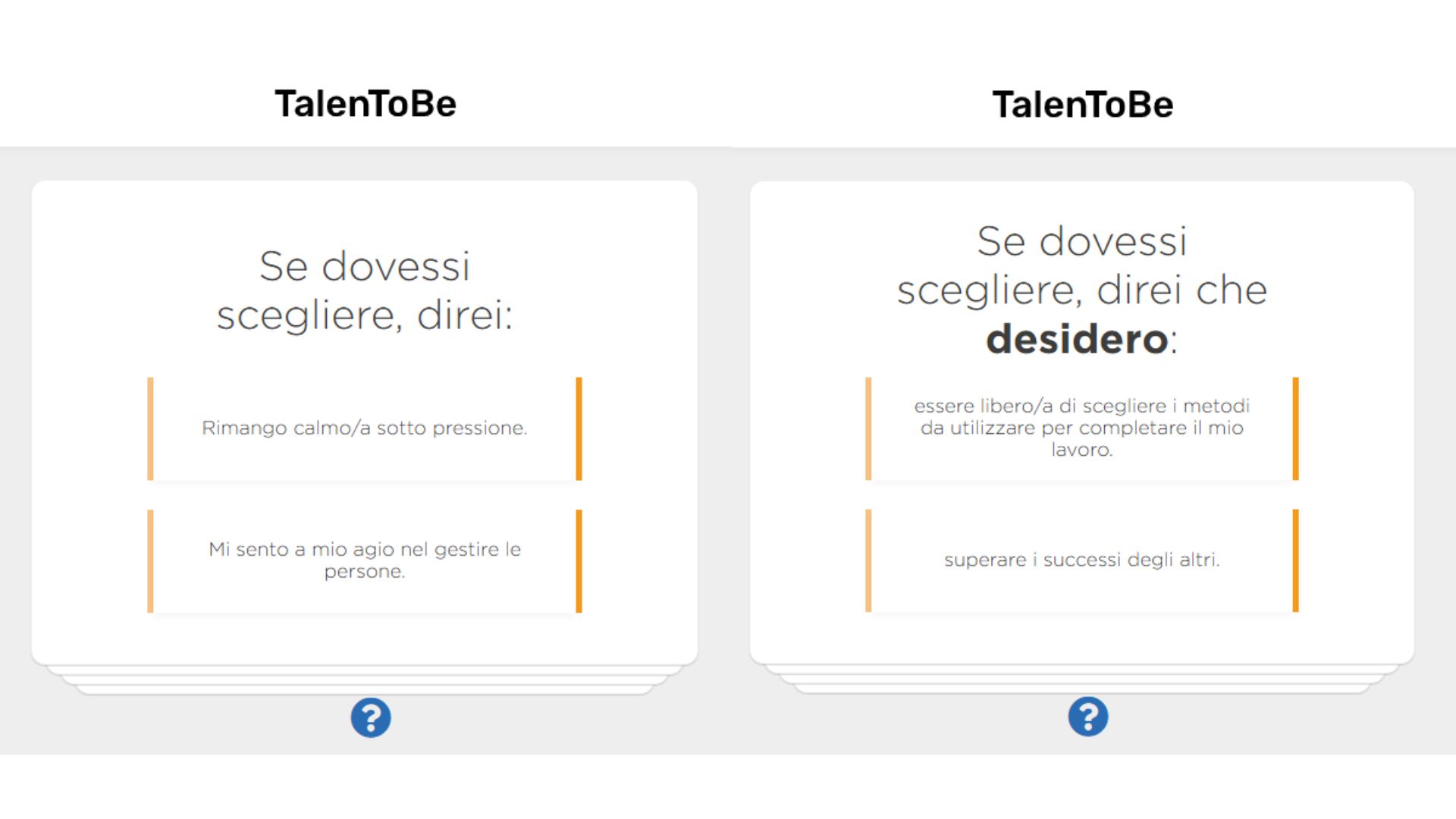 test gratuito TalenToBe Consulenza di Carriera